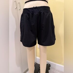 Lands' End Black Quick Dry Board Shorts